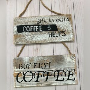 Coffee plaques